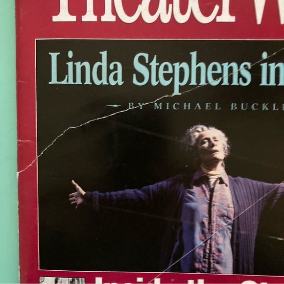 Linda Stephens Wings Theater Week Magazine March 15 1993 Creased - Label Residue - Picture 3 of 8
